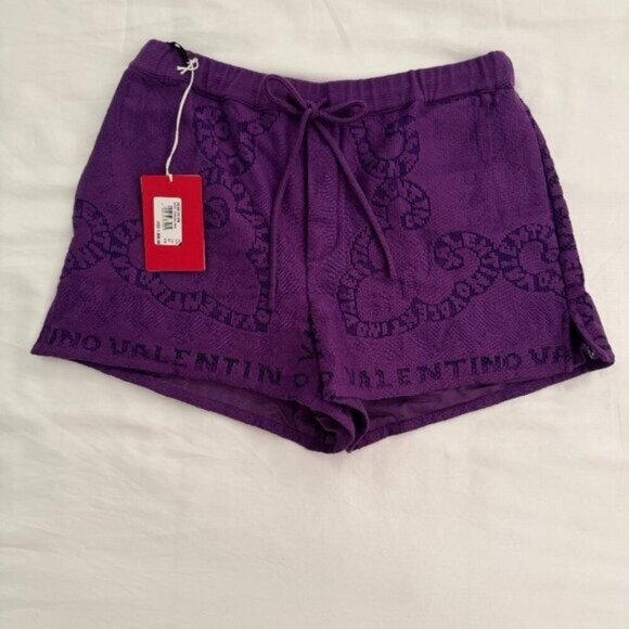 Valentino Garavani Pointelle Lace Shorts - Size 42 - Picture 7 of 11